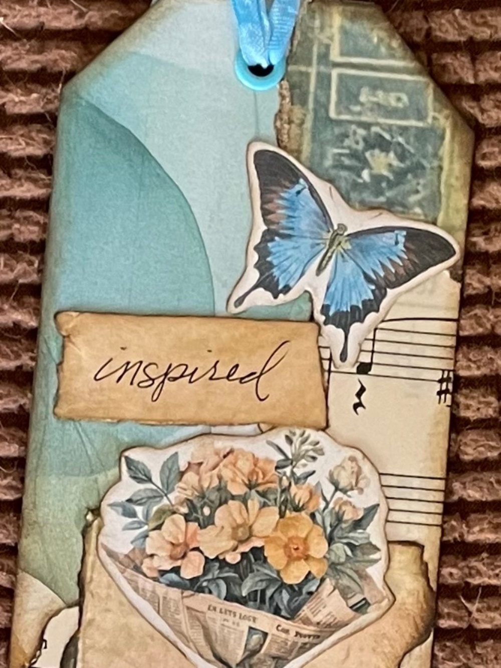 PRICE DROP! Handmade Tags For Special Gifts, Junk Journals, Collages- Set of 6